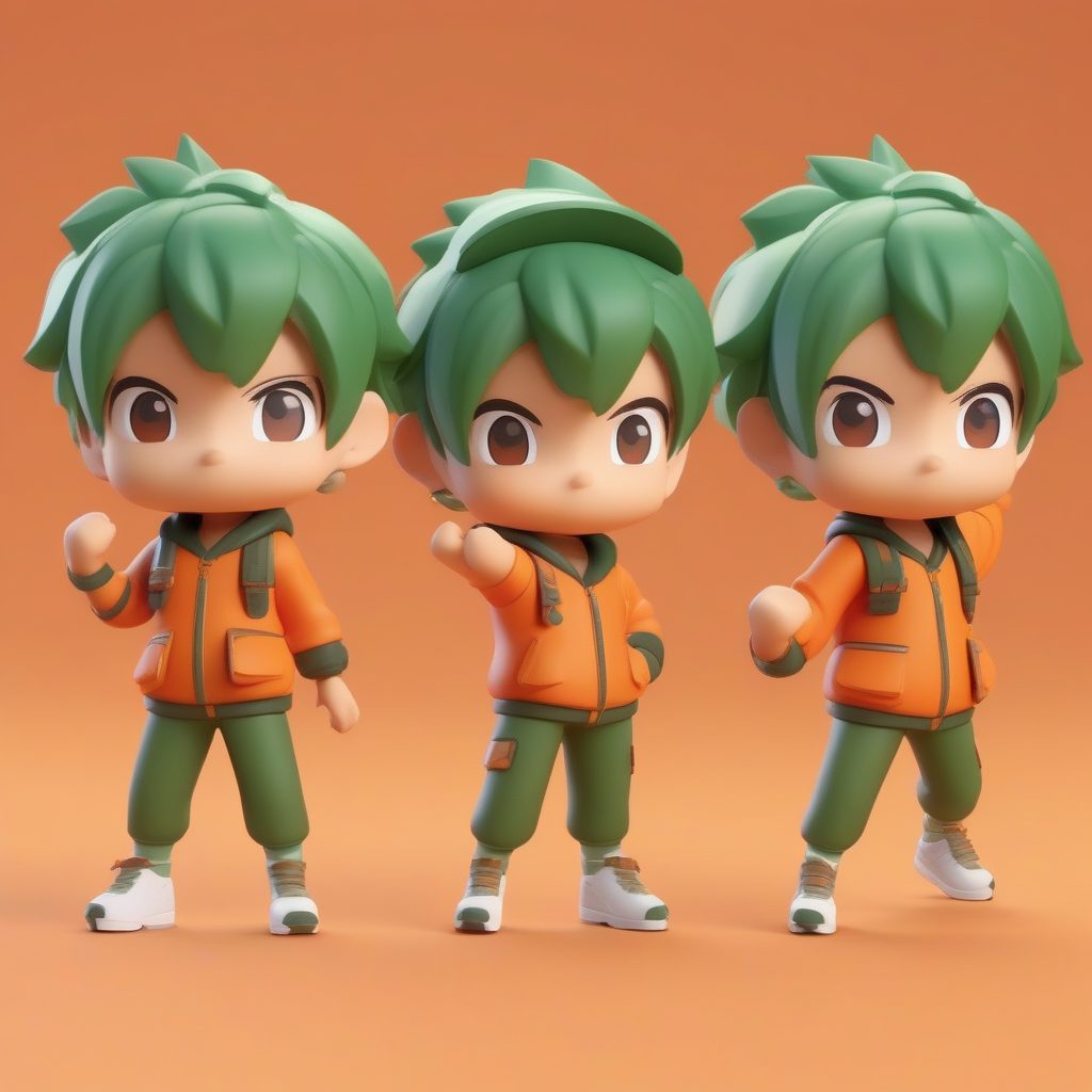 黏土风3D角色参考二